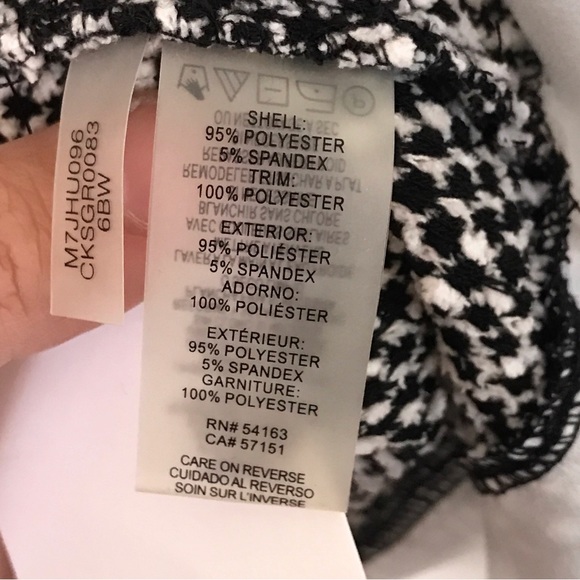 Calvin Klein Sweater Blouse with Faux Dress Shirt Trim NWT - Picture 5 of 7